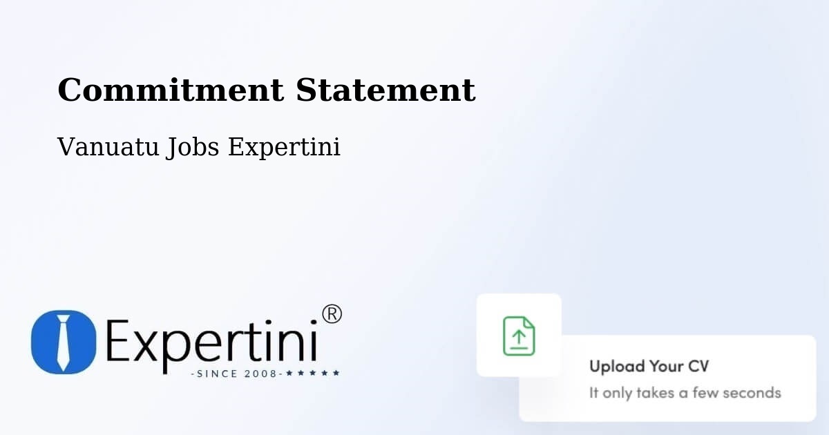 Corporate Commitment – Sola - Vanuatu Jobs Expertini